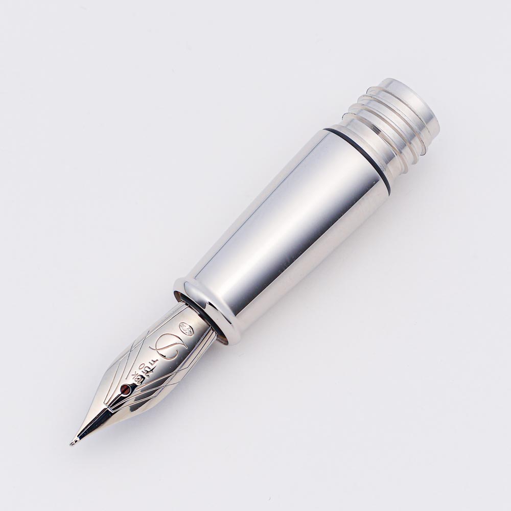 S.T. Dupont オリンピオ（Olympio）万年筆 ST Dupont Olympio Fountain Pen - Black Lacquer, Palladium Trim